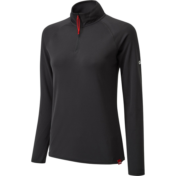 2026 Gill Womens UV Tec Long Sleeve Zip Tee UV009W - Navy